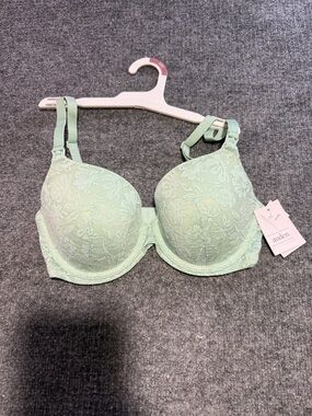 Auden Lace Underwire Bra - Mint